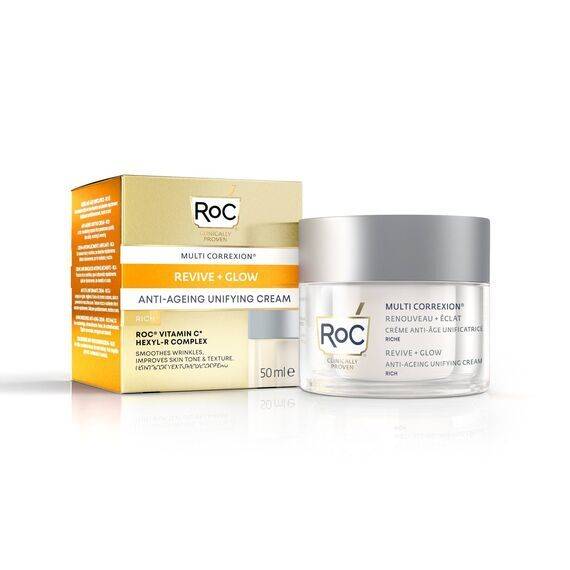 Roc Multi Correxion Revive + Glow Crema Viso Uniformante 50ml | Acquista Online su Farmaclick