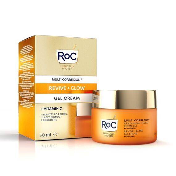 Roc Multi Correxion Revive + Glow Crema Viso Gel 50ml | Acquista Online su Farmaclick