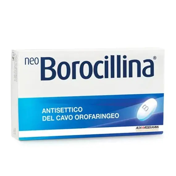 Neoborocillina 1,2mg + 20mg 16 Pastiglie - Sollievo Mal di Gola | Easyfarma