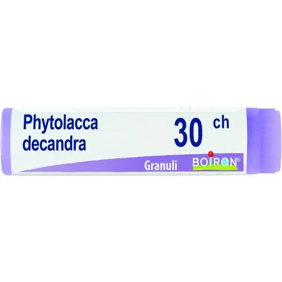 Phytolacca decandra - 30 ch granuli- 1 contenitore monodose in pp da 1 g