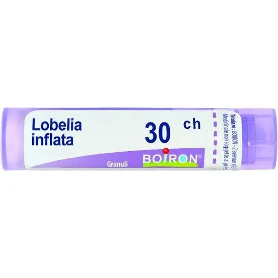 Lobelia inflata - 30 ch granuli- 1 contenitore multidose in pp da 4 g (80 granuli) con tappo dispensatore in ps