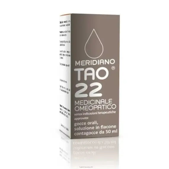 Meridiano tao 22 - gocce orali, soluzione- 1 flacone contagocce in vetro da 50 ml