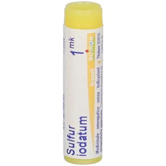Sulfurum iodatum - 1000k granuli- 1 contenitore monodose in pp da 1 g