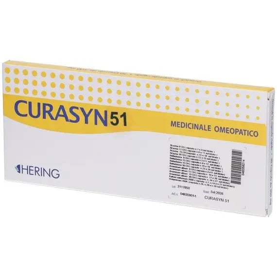 Curasyn 51 - granuli in capsule rigide- 30 capsule da 500 mg in blister al/pvc