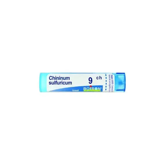 Chininum sulfuricum - 9 ch granuli- 1 contenitore multidose in pp da 4 g (80 granuli) con tappo dispensatore in pp