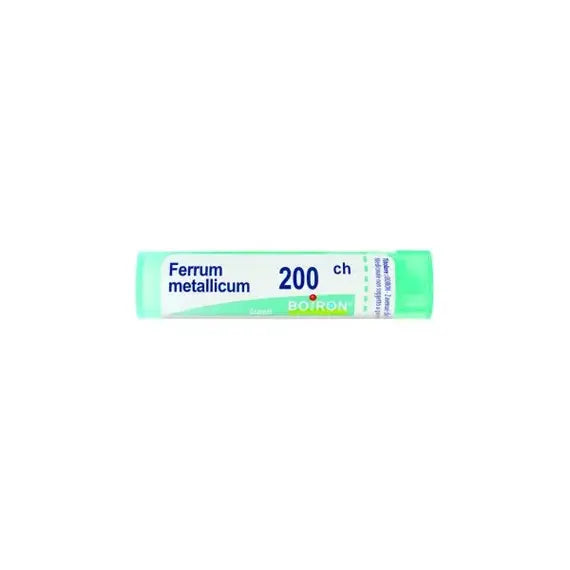 Ferrum metallicum - 200 ch granuli- 1 contenitore multidose in pp da 4 g (80 granuli) con tappo dispensatore in ps