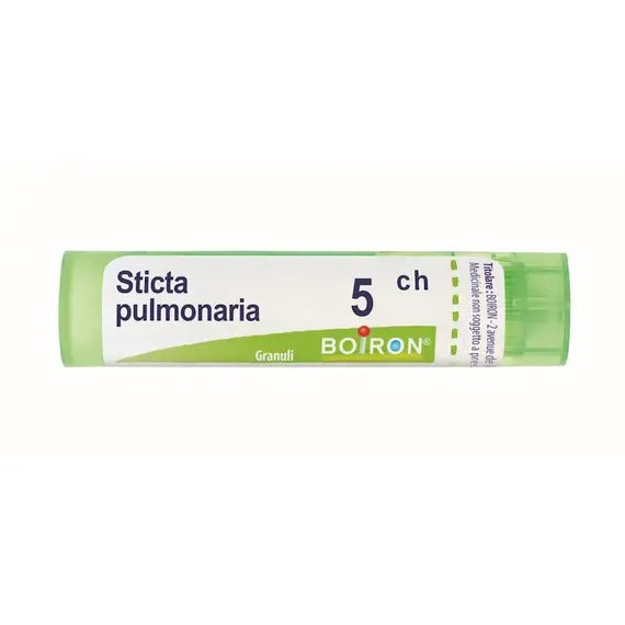 Sticta pulmonaria - 5 ch granuli- 1 contenitore multidose in pp da 4 g (80 granuli) con tappo dispensatore in pp