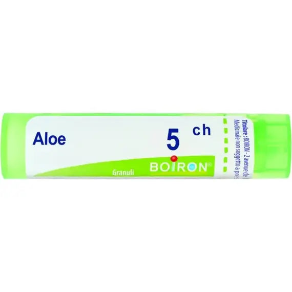 Aloe - 5 ch granuli- 1 contenitore multidose in pp da 4 g (80 granuli) con tappo dispensatore in pp