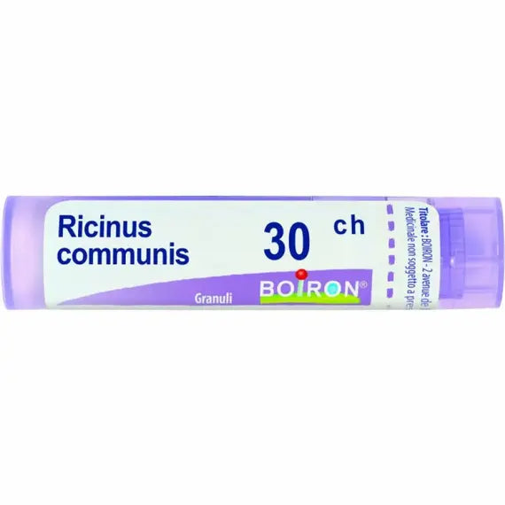 Ricinus communis - 30 ch granuli- 1 contenitore multidose in pp da 4 g (80 granuli) con tappo dispensatore in pp