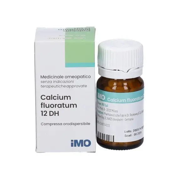Calcium fluoratum - 12 dh compresse orodispersibili- 1 flacone in vetro da 200 compresse