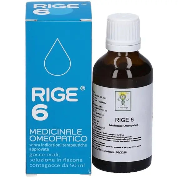 Rige 6 - gocce orali, soluzione- 1 flacone contagocce in vetro da 50 ml