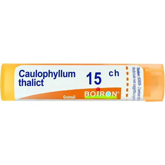 Caulophyllum thalictroides - 15 ch granuli- 1 contenitore multidose in pp da 4 g (80 granuli) con tappo dispensatore in pp