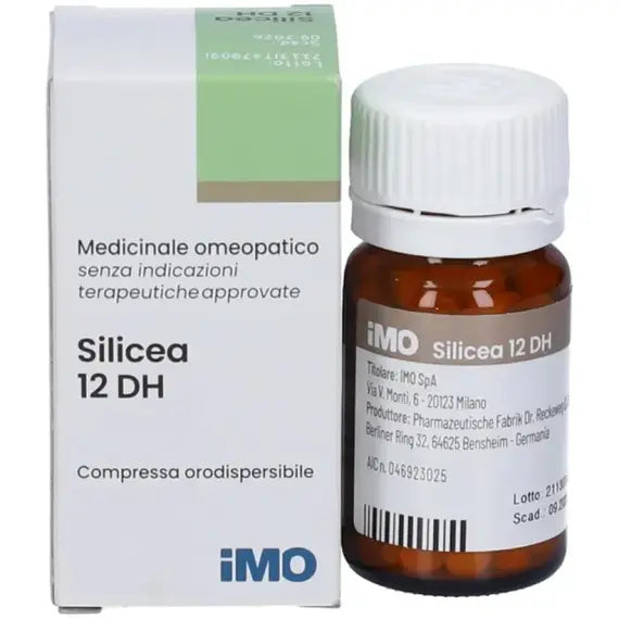 Silicea - 12 dh compresse orodispersibili- 1 flacone in vetro da 200 compresse