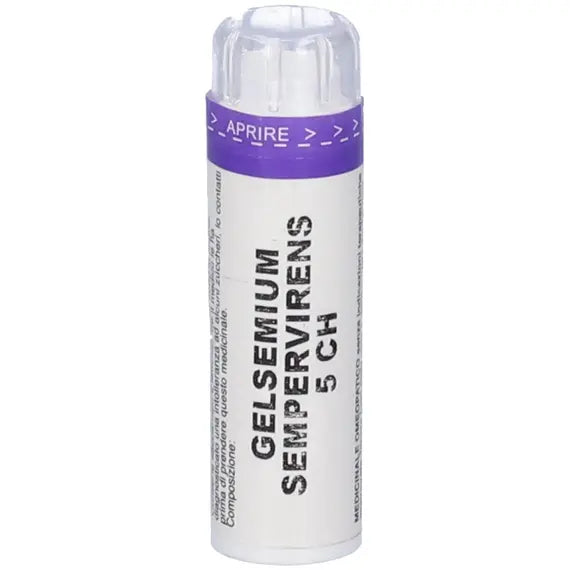 Gelsemium sempervirens - 5 ch granuli- 1 contenitore multidose in pp da 4 g (80 granuli) con tappo dispensatore in ps