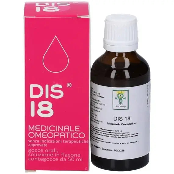 Dis 18 - gocce orali, soluzione- 1 flacone contagocce in vetro da 50 ml