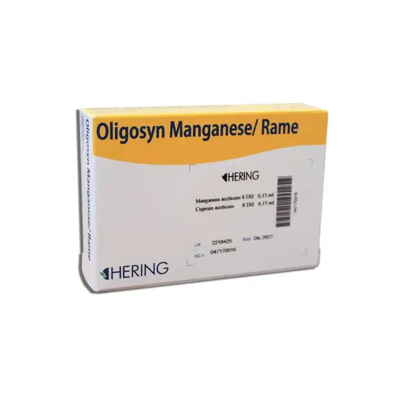 Oligosyn manganese rame - soluzione orale in contenitore monodose- 15 contenitori in pe da 2 ml