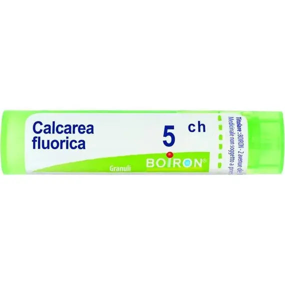 Calcarea fluorica - 5 ch granuli- 1 contenitore multidose in pp da 4 g (80 granuli) con tappo dispensatore in ps