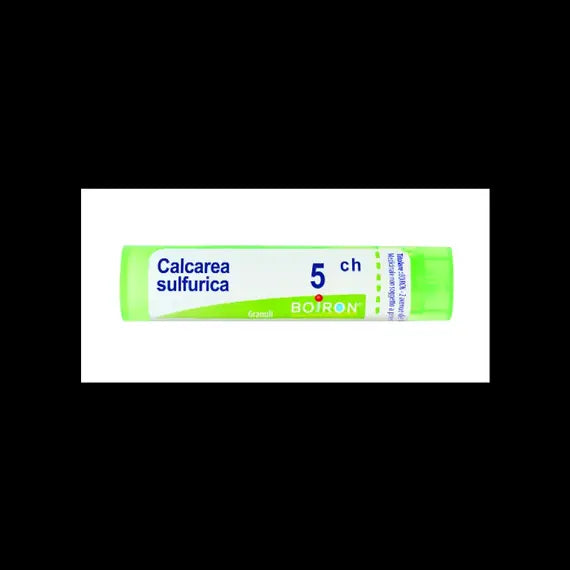 Calcarea sulfurica - 5 ch granuli- 1 contenitore multidose in pp da 4 g (80 granuli) con tappo dispensatore in ps