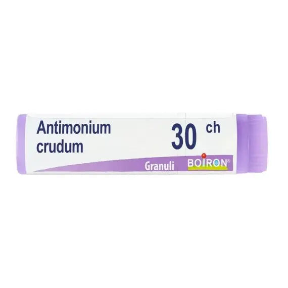 Antimonium crudum - 30 ch granuli- 1 contenitore monodose in pp da 1 g