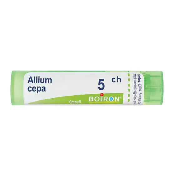 Allium cepa - 5 ch granuli- 1 contenitore multidose in pp da 4 g (80 granuli) con tappo dispensatore in ps