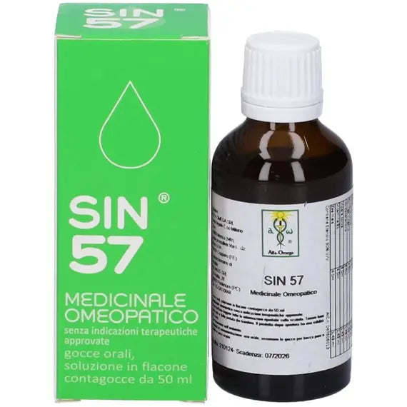 Sin 57 - gocce orali, soluzione- 1 flacone contagocce in vetro da 50 ml