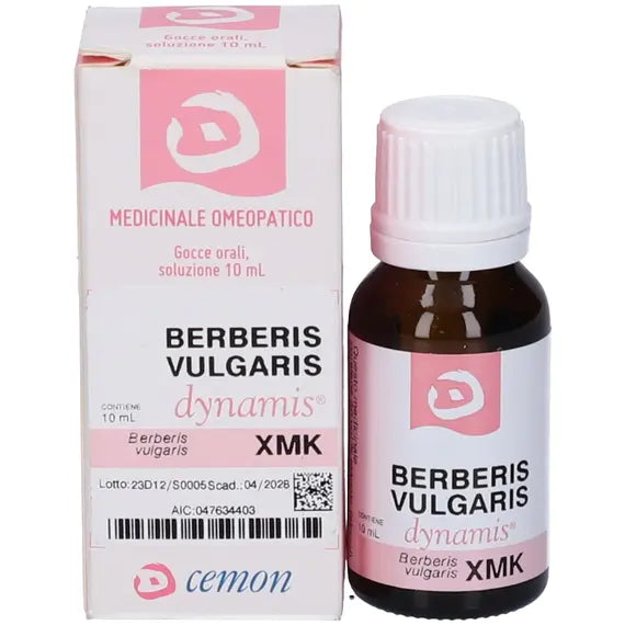 Berberis vulgaris dynamis - xmk gocce orali, soluzione- 1 flacone contagocce in vetro in soluzione idroalcolica al 50% v/v da 10 ml