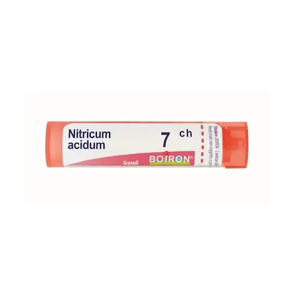 Nitricum acidum - 7 ch granuli- 1 contenitore multidose in pp da 4 g (80 granuli) con tappo dispensatore in ps