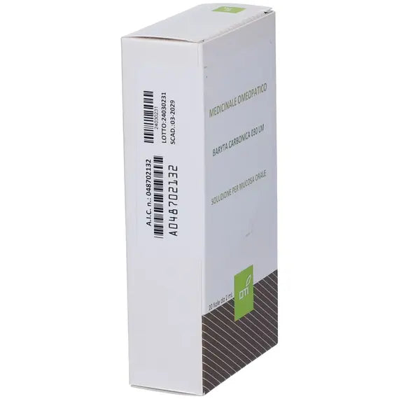 Baryta carbonica - 030 lm soluzione per mucosa orale- 20 fiale in vetro in soluzione idroalcolica al 30% v/v da 2 ml