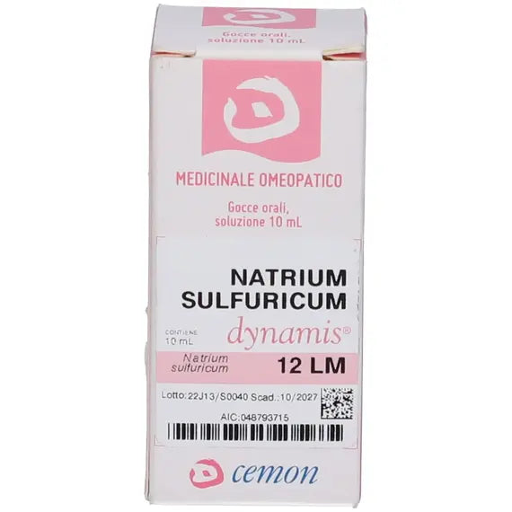Natrium sulfuricum dynamis - 12 lm gocce orali, soluzione- 1 flacone contagocce in vetro in soluzione idroalcolica al 50% v/v da 10 ml