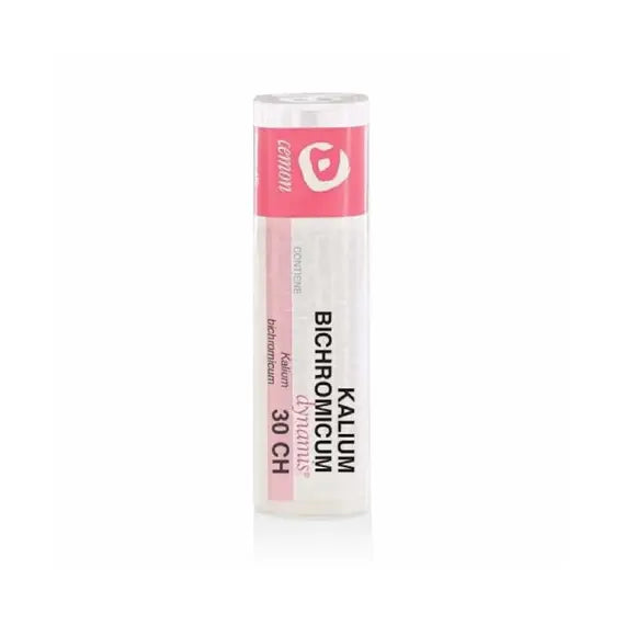 Kalium bichromicum dynamis - 30 ch granuli- 1 contenitore multidose in vetro/pp da 6 g (140 granuli) con tappo dispensatore in pp