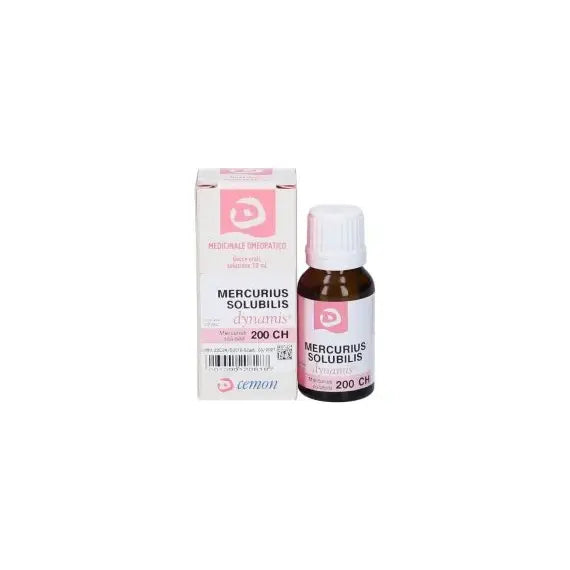 Mercurius solubilis - 200 ch granuli- 1 contenitore multidose in pp da 4 g (80 granuli) con tappo dispensatore in ps