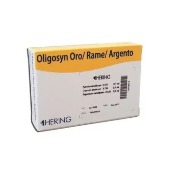 Oligosyn oro-rame-argento - soluzione orale in contenitore monodose- 15 contenitori in pe da 2 ml