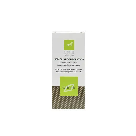 Otiresk - gocce per mucosa orale- 1 flacone contagocce in vetro in soluzione idroalcolica al 30% v/v da 50 ml