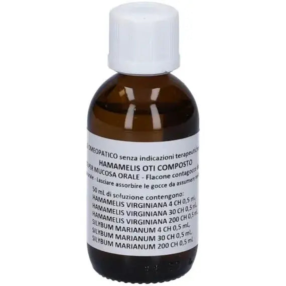 Hamamelis oti composto - gocce per mucosa orale- 1 flacone contagocce in vetro in soluzione idroalcolica al 30% v/v da 50 ml