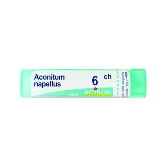 Aconitum napellus - 6 ch granuli- 1 contenitore multidose in pp da 4 g (80 granuli) con tappo dispensatore in ps