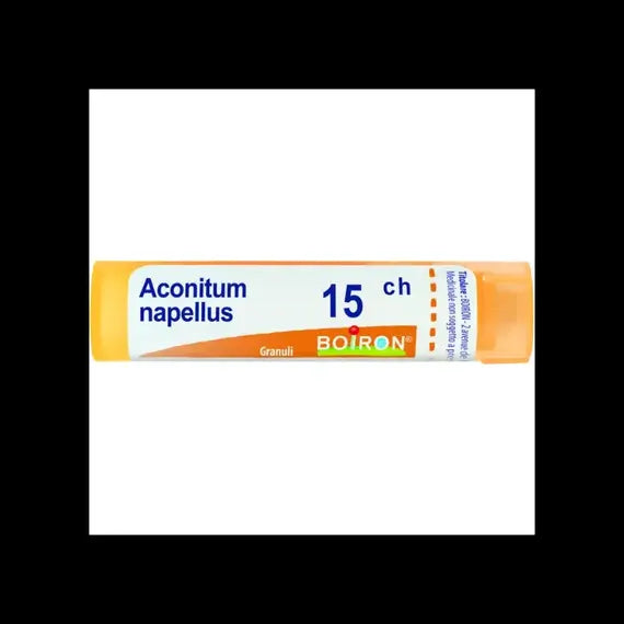 Aconitum napellus - 15 ch granuli- 1 contenitore multidose in pp da 4 g (80 granuli) con tappo dispensatore in ps
