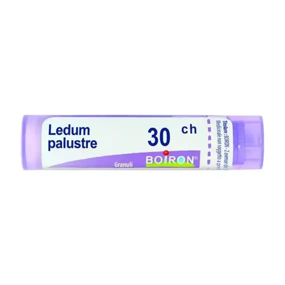 Ledum palustre - 30 ch granuli- 1 contenitore multidose in pp da 4 g (80 granuli) con tappo dispensatore in ps