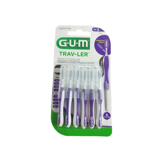 Gum Sunstar Trav Ler 6 Scovolini 1.2 Mm Protezione Antibatterica | Acquista Online su Farmaclick