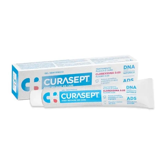 Curasept Gel Dentifricio Clorexidina e Fluoro 0.05 Trattamento Placca e Carie 75 Ml | Acquista Online su Farmaclick