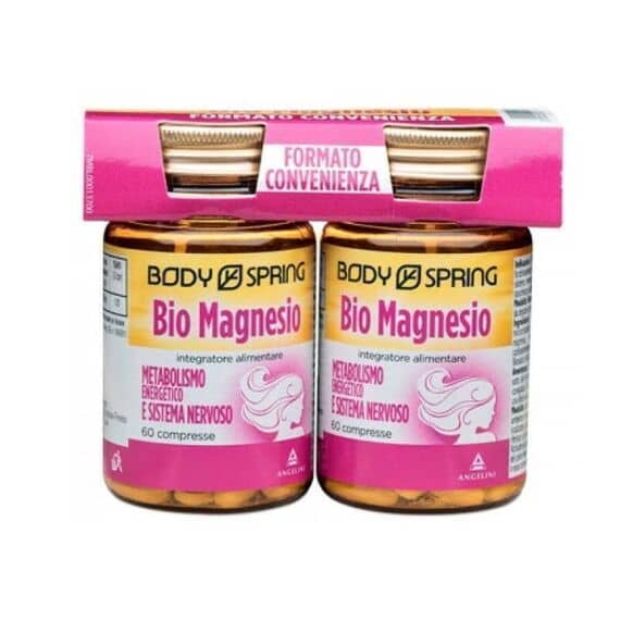 Body Spring Bio Magnesio Integratore per il Metabolismo Energetico Bipack 60 + 60 Compresse | Acquista Online su Farmaclick