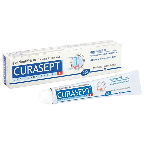 Curasept Gel Dentifricio Clorexidina 0.20 Trattamento Intensivo 75 Ml | Acquista Online su Farmaclick