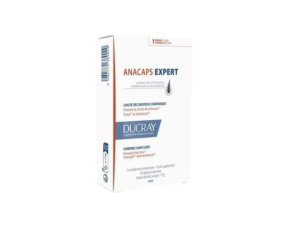 Ducray Anacaps Expert Nahrungsergänzungsmittel für Haare 30 Kapseln