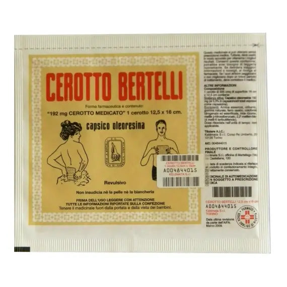 Cerotto Bertelli 3.3% Medio 16 X 12 Cm | Acquista Online su Farmaclick