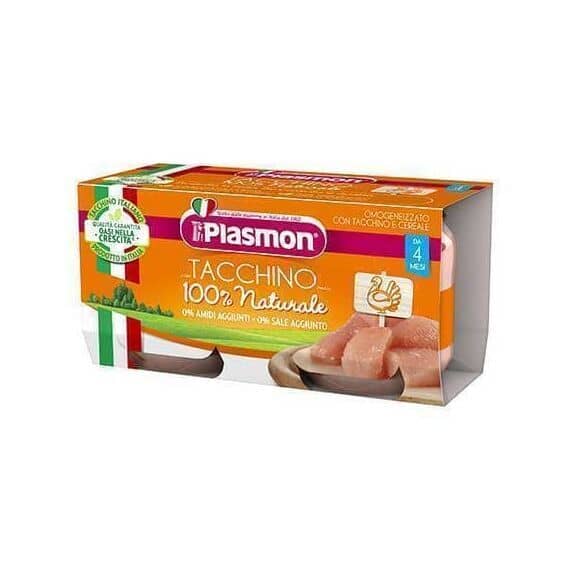 Plasmon Omogeneizzato Tacchino 2x80g | Acquista Online su Farmaclick