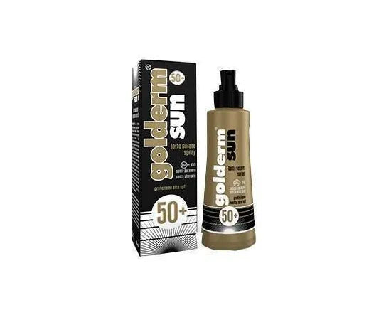 Golderm Sun Latte Solare Spray Protezione Molto Alta Spf 50+ 100 Ml