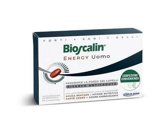 Bioscalin Energy Integratore Anticaduta Capelli Uomo 30 Compresse
