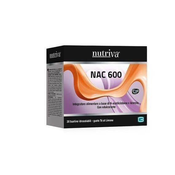 Nutriva Nac 600 Â Supporto per le Difese Immunitarie e il Benessere Respiratorio | 20 Bustine | Acquista Online su Farmaclick