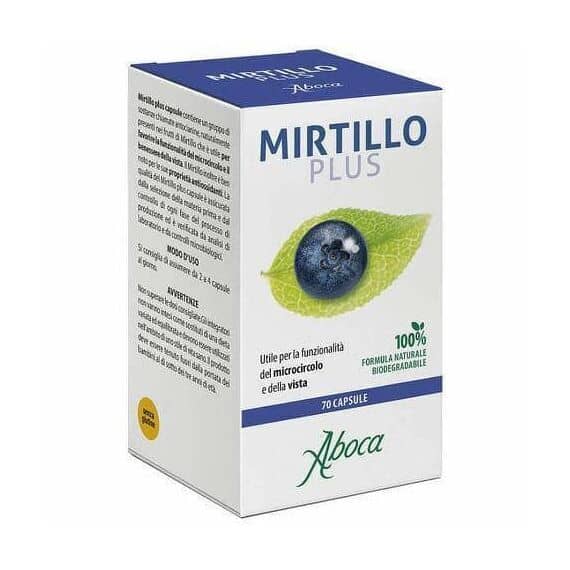 Aboca Mirtillo Plus 70 Opercoli | Acquista Online su Farmaclick