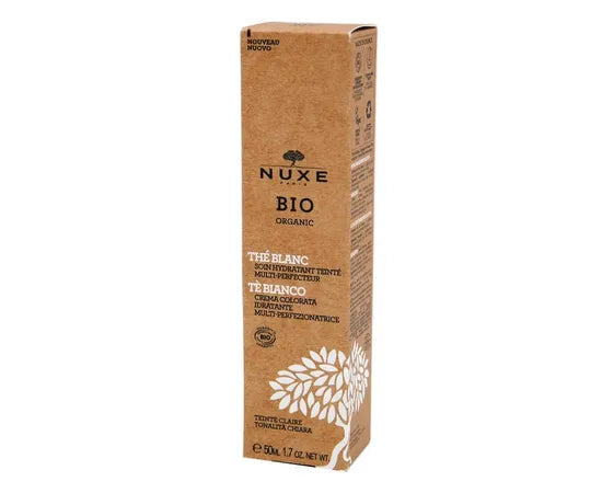 Nuxe Bio Tè Bianco Crema Colorata Idratante Multi Perfezionatrice 50 Ml Tonalità Media