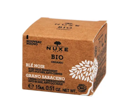 Nuxe Bio Crema Occhi Energizzante Anti Borse Anti Occhiaie Al Grano Saraceno 15Ml